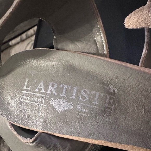 L’Artiste Ankle strap sandals Leather - Picture 9 of 13